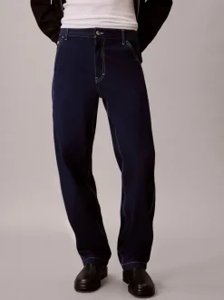 Calvin Klein Blue Denim Darted Carpenter Jeans