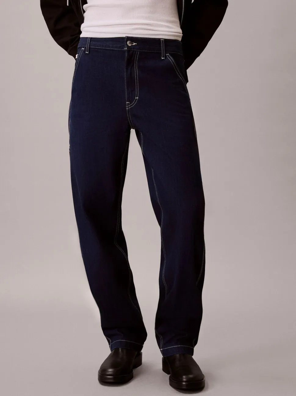 Calvin Klein Blue Denim Darted Carpenter Jeans