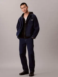 Calvin Klein Blue Denim Darted Carpenter Jeans