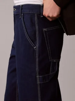 Calvin Klein Blue Denim Darted Carpenter Jeans