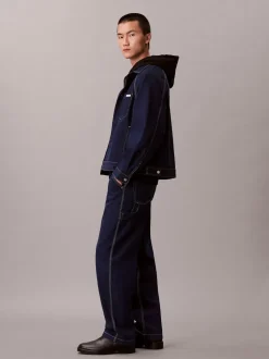 Calvin Klein Blue Denim Darted Carpenter Jeans