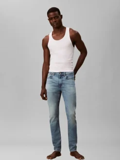 Calvin Klein Blue Slim Tapered Jeans