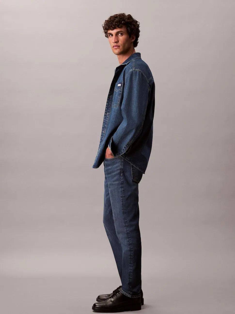 Calvin Klein Blue Slim Tappered Jeans