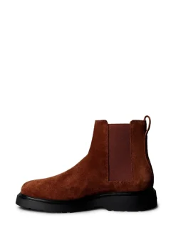 Calvin Klein Brown Suede Chelsea Boots