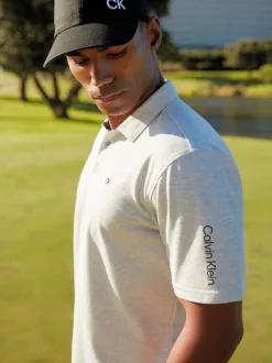 Calvin Klein Golf 100% Cotton Twill Black Caps