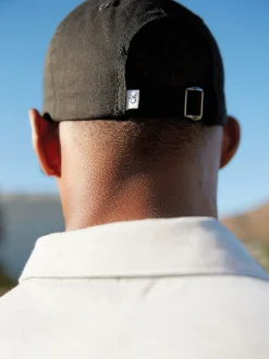 Calvin Klein Golf 100% Cotton Twill Black Caps