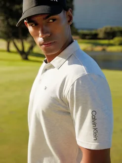 Calvin Klein Golf 100% Cotton Twill Black Caps