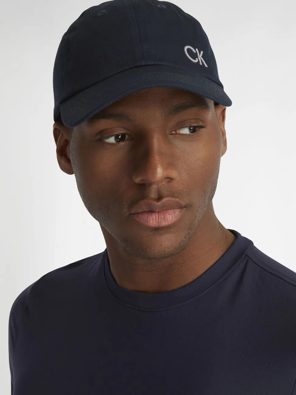 Calvin Klein Golf 100% Cotton Twill Black Caps