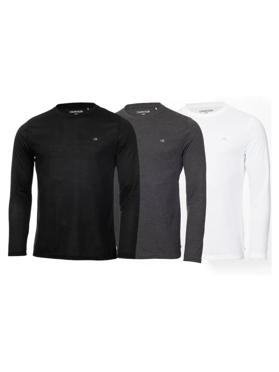 Calvin Klein Golf Assorted Long Sleeve T-Shirts 3 Pack