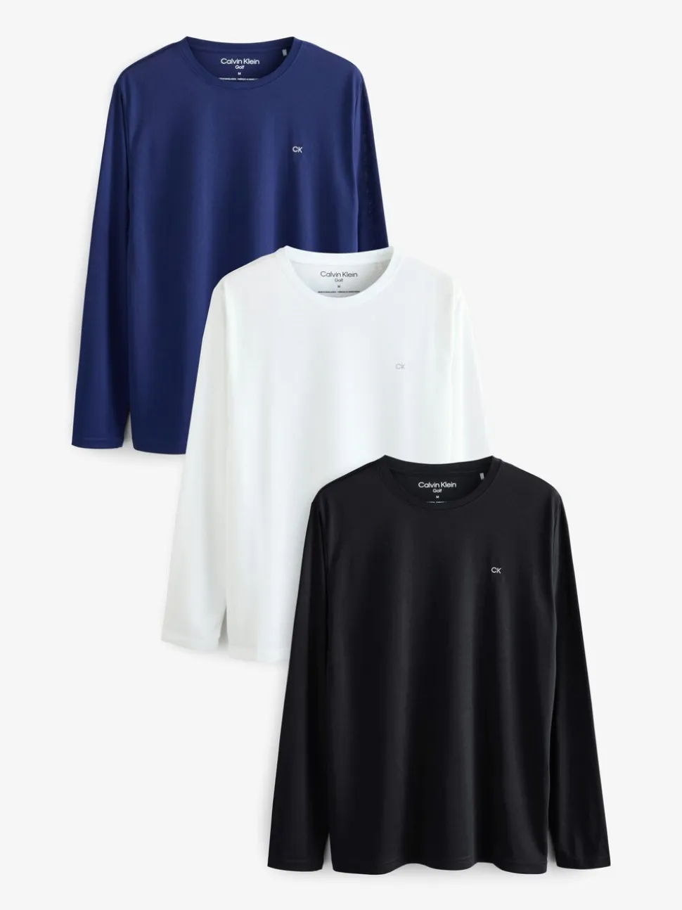 Calvin Klein Golf Assorted Long Sleeve T-Shirts 3 Pack