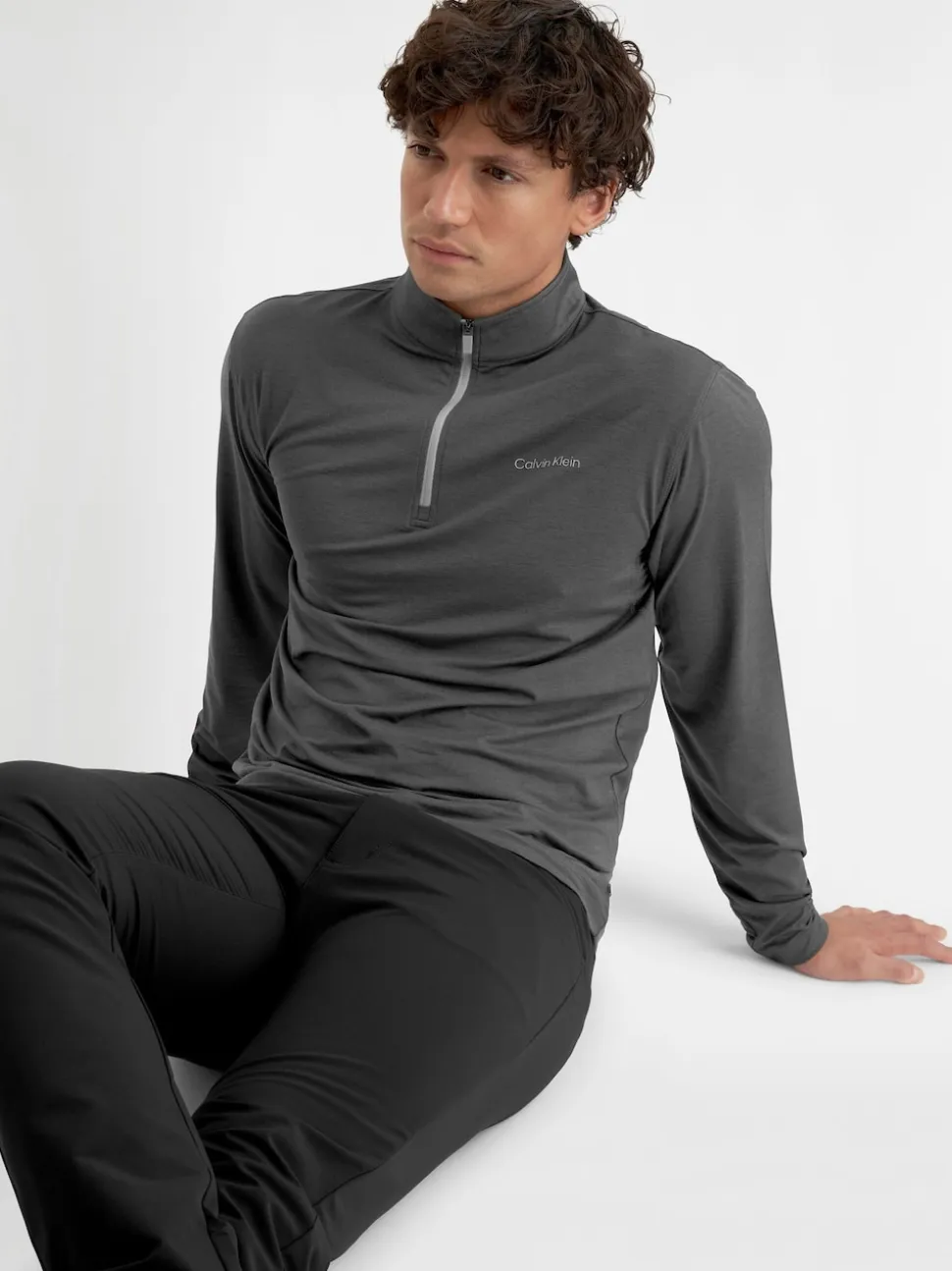 Calvin Klein Golf Newport Quarter Zip Sweatshirt