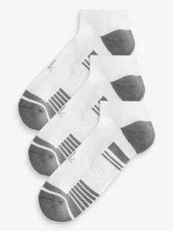 Calvin Klein Golf Tech Black Trainers Socks 3 Pack