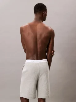 Calvin Klein Grey Lounge Icon Cotton Terry Sleep Shorts
