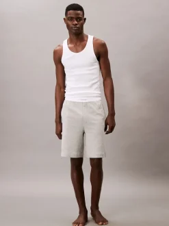 Calvin Klein Grey Lounge Icon Cotton Terry Sleep Shorts
