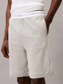 Calvin Klein Grey Lounge Icon Cotton Terry Sleep Shorts