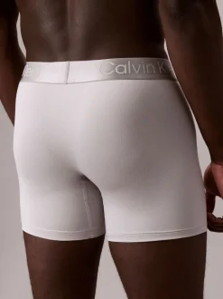 Calvin Klein Orange/Grey/Blue Micro Stretch Boxer Briefs 3 Pack