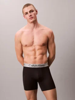 Calvin Klein Red/Blue/Black Micro Stretch Boxer Briefs 3 Pack