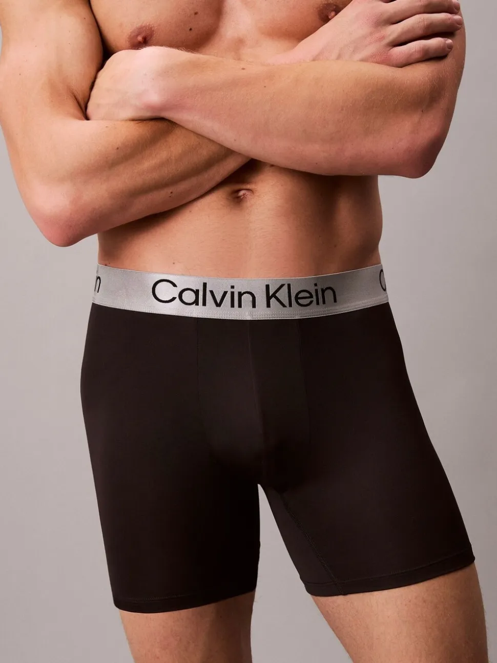 Calvin Klein Red/Blue/Black Micro Stretch Boxer Briefs 3 Pack