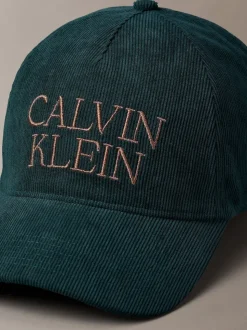 Calvin Klein Teal Corduroy Cap