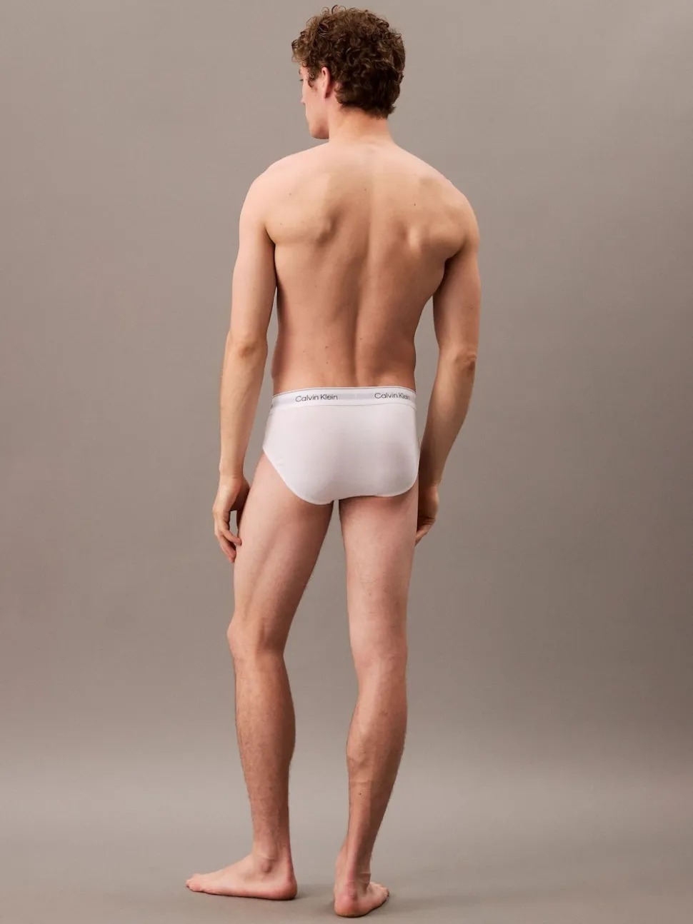 Calvin Klein White 3 Pack Briefs - Icon Cotton Stretch