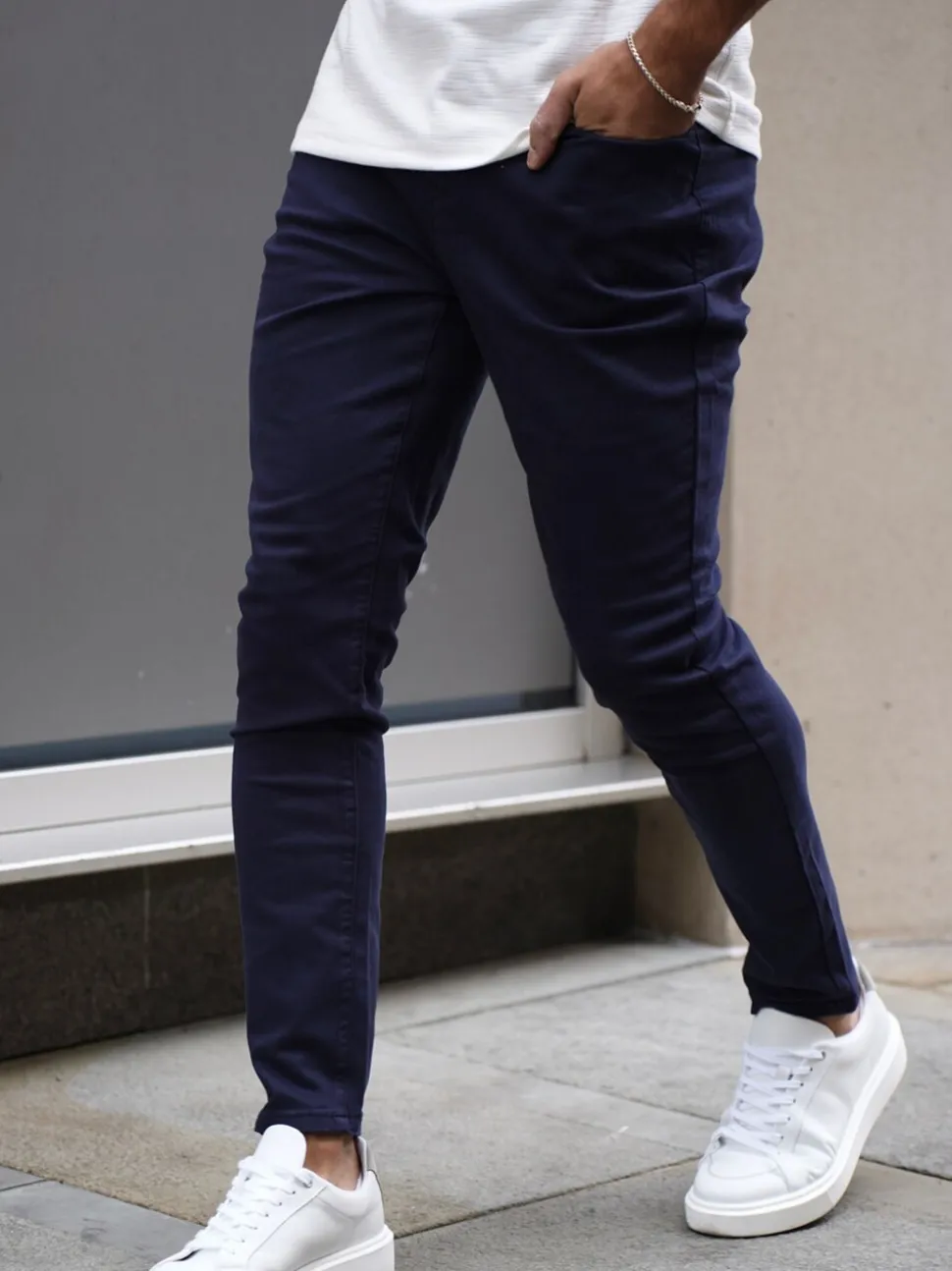 CAPO Blue Chinos Pants