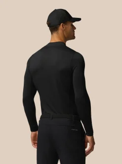 Castore Black Club Thermal Mock Neck Golf Base Layer