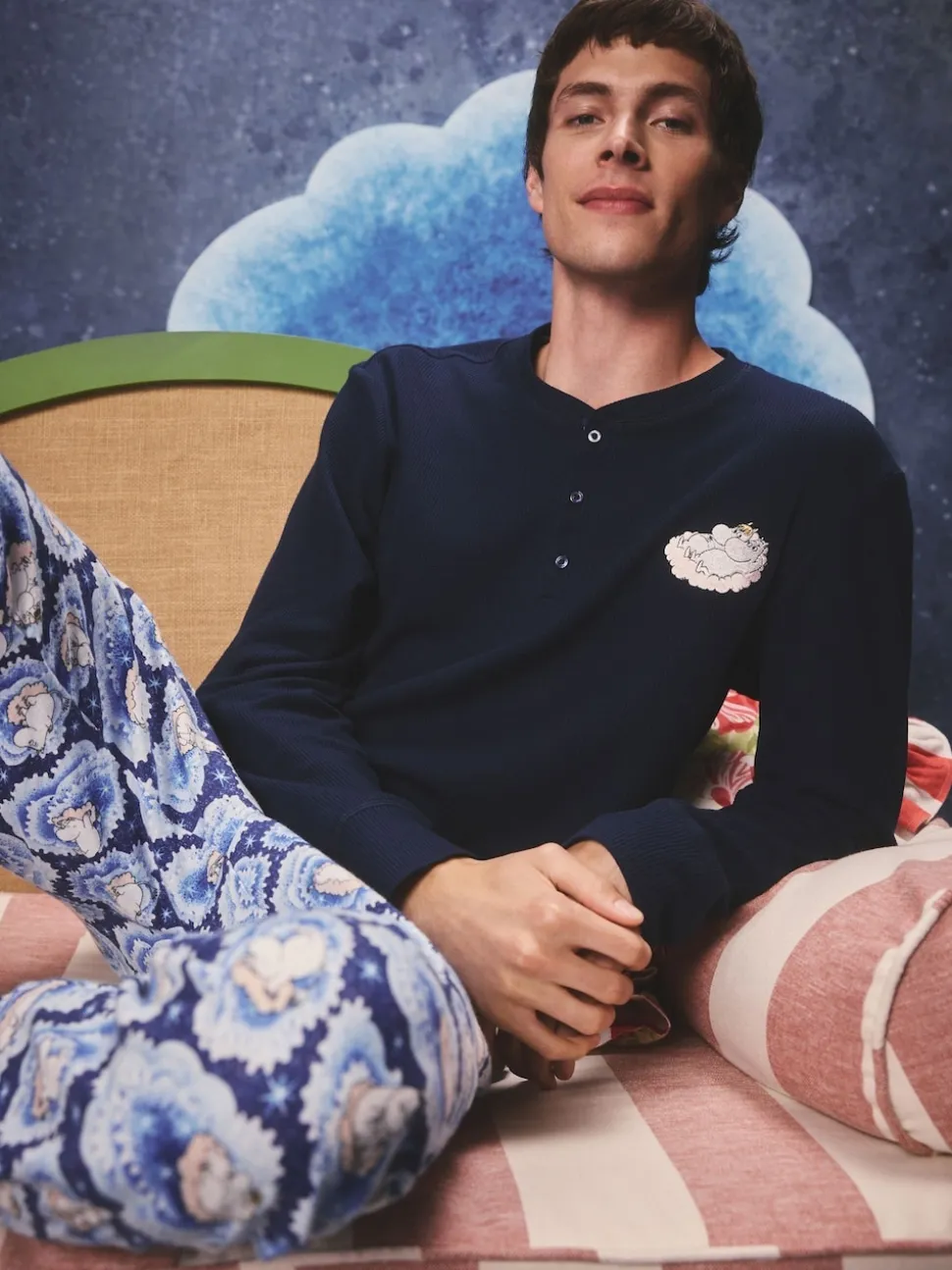 Cath Kidston Blue Clouds Moomins Pyjamas