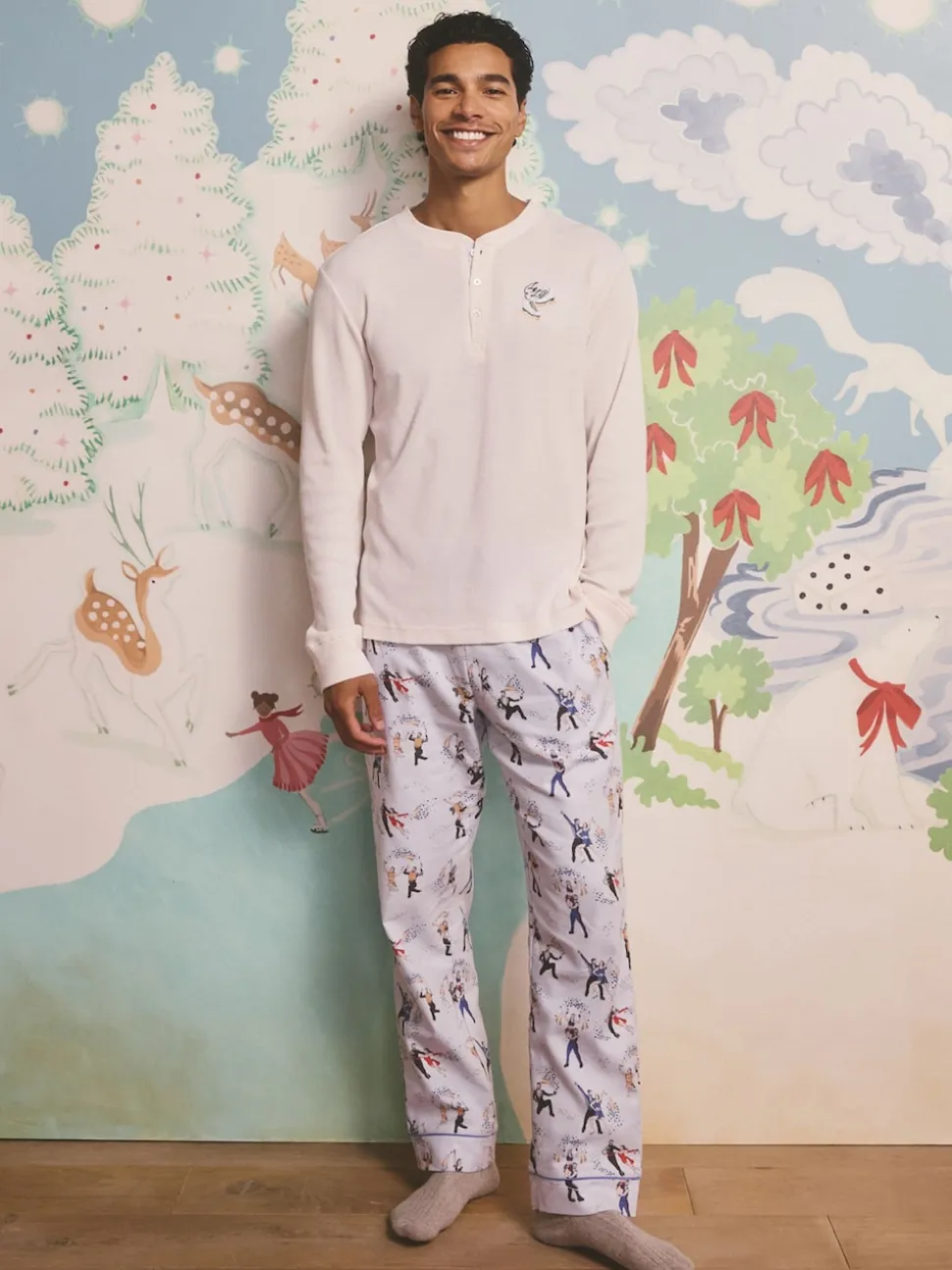 Cath Kidston Blue Mens Lilah and Lewis Pyjamas