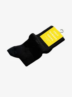 CDLP Black Mid Length Socks