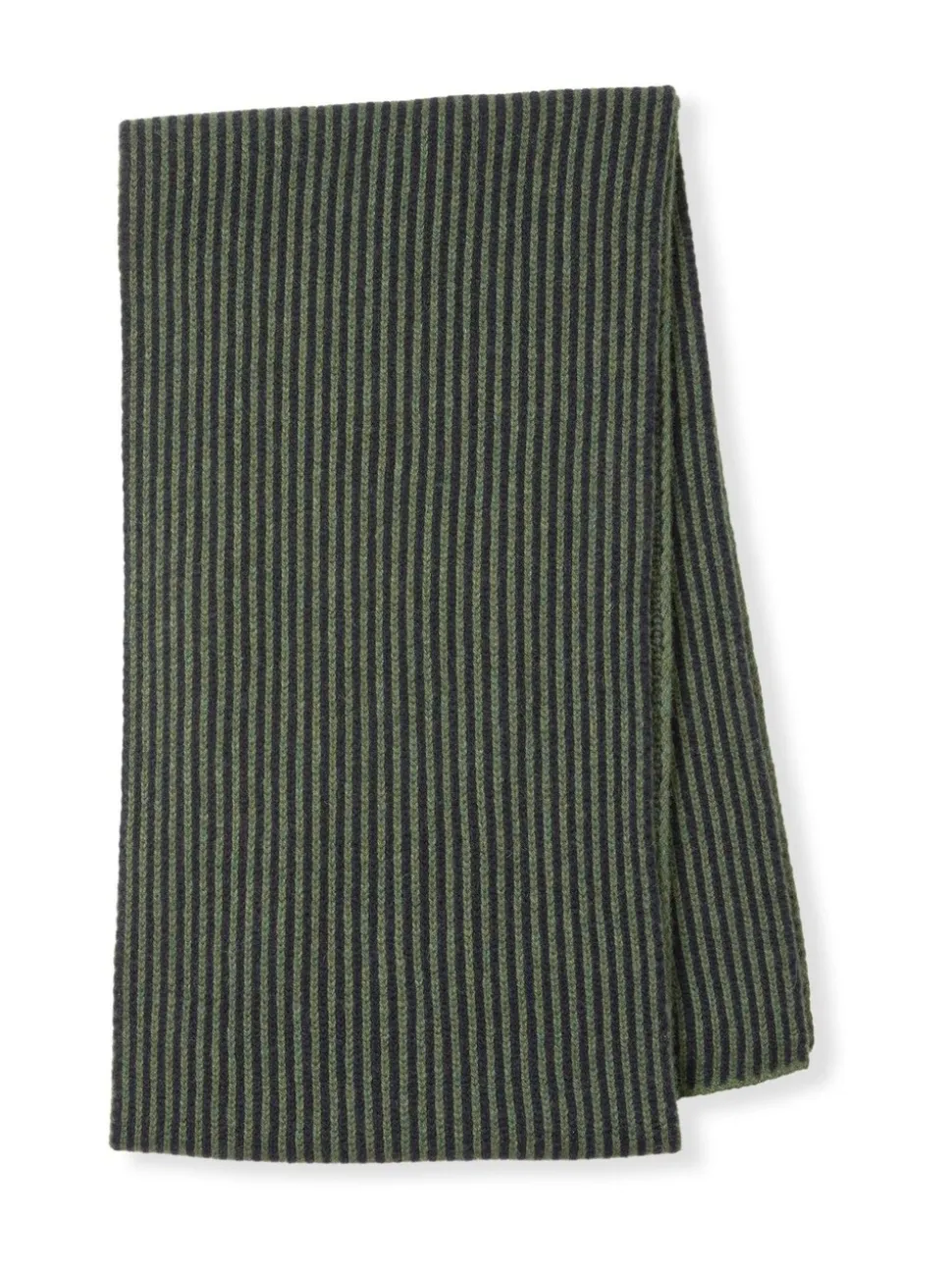 Celtic & Co Blue Men'S Lambs Vertical Strip Scarf