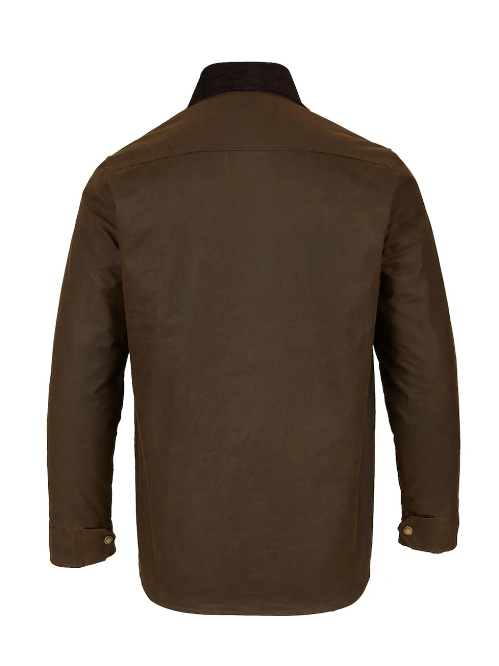 Celtic & Co. Mens Waxed 100% Cotton Brown Overshirt