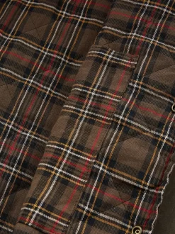 Celtic & Co. Mens Waxed 100% Cotton Brown Overshirt