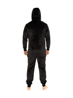 Character Black DC Comics Novelty Batman Fleece All In One Pyjama