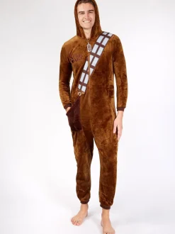 Character Brown Star Wars Chewbacca Fleece All In One