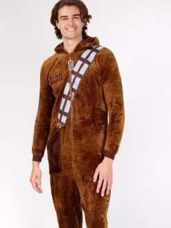 Character Brown Star Wars Chewbacca Fleece All In One