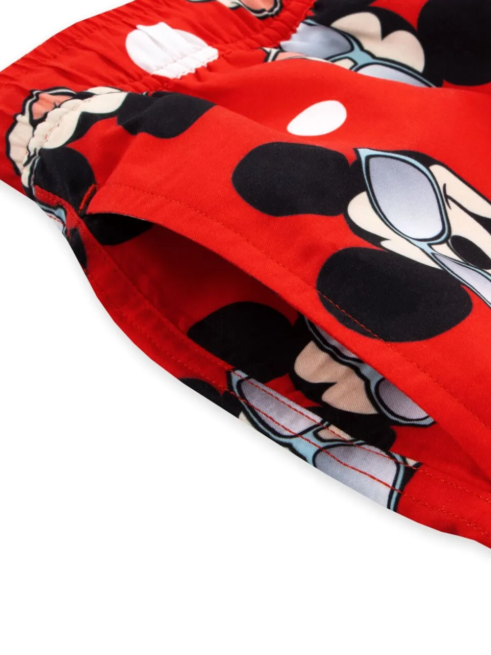 Character Red Mickey Mouse Swim Shorts