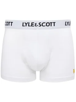 Charcoal Black Lyle & Scott Underwear Trunks 3 Pack