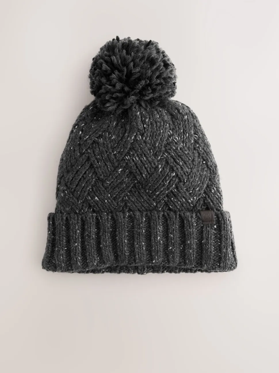 Charcoal Grey Bobble Hat