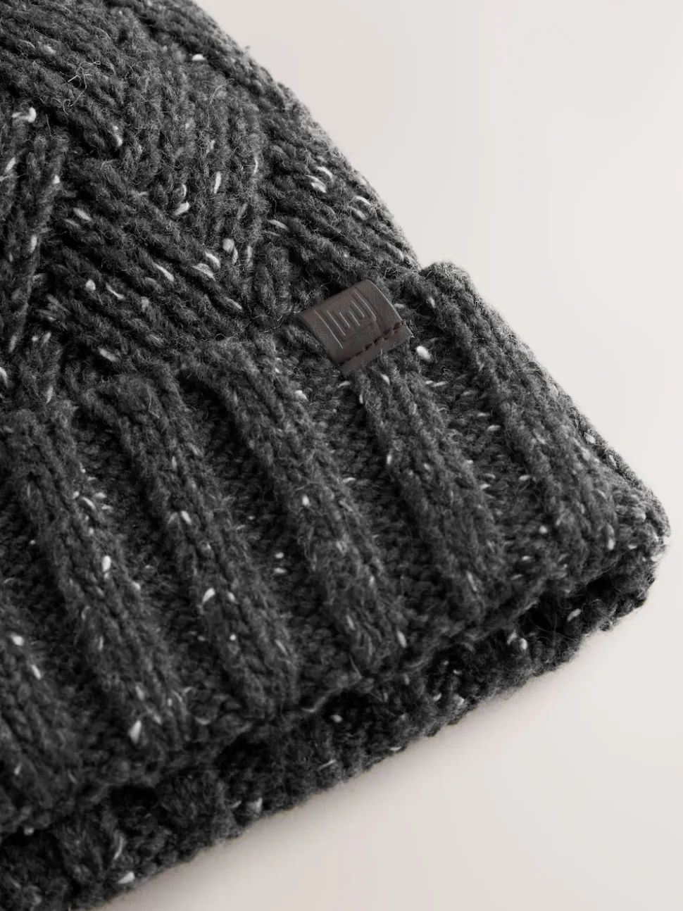 Charcoal Grey Bobble Hat