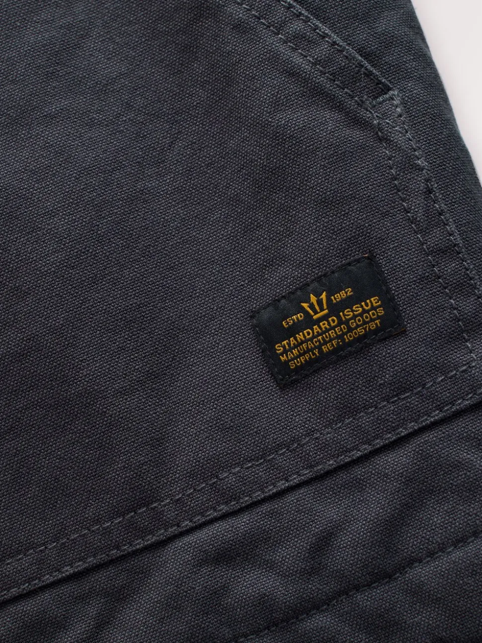 Charcoal Grey Canvas Chore Jacket