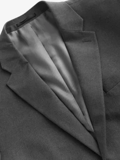Charcoal Grey Regular Fit Essential Suit Jacket