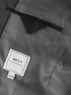 Charcoal Grey Regular Fit Essential Suit Jacket