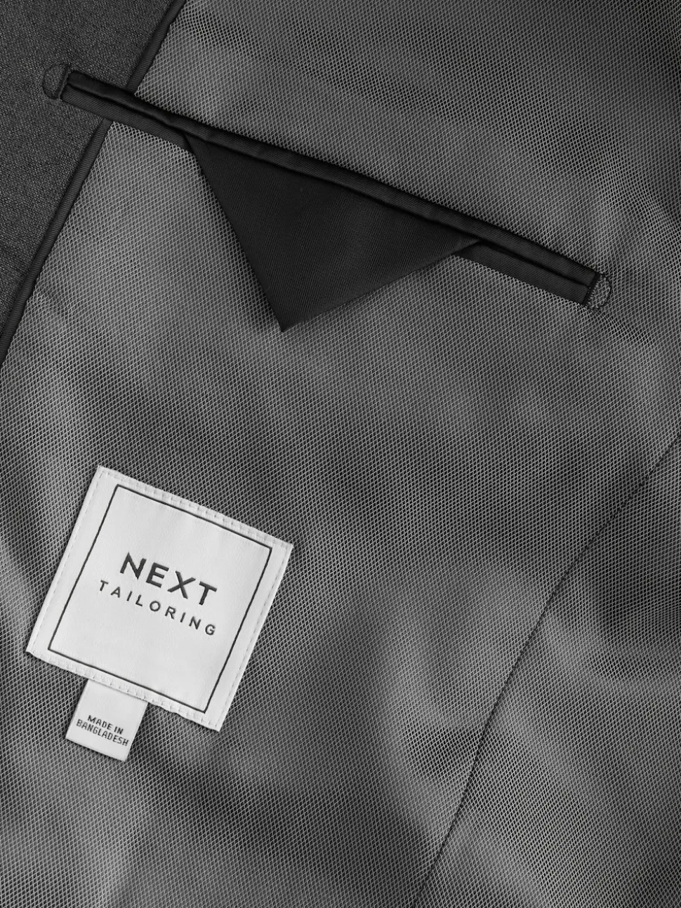 Charcoal Grey Regular Fit Essential Suit Jacket