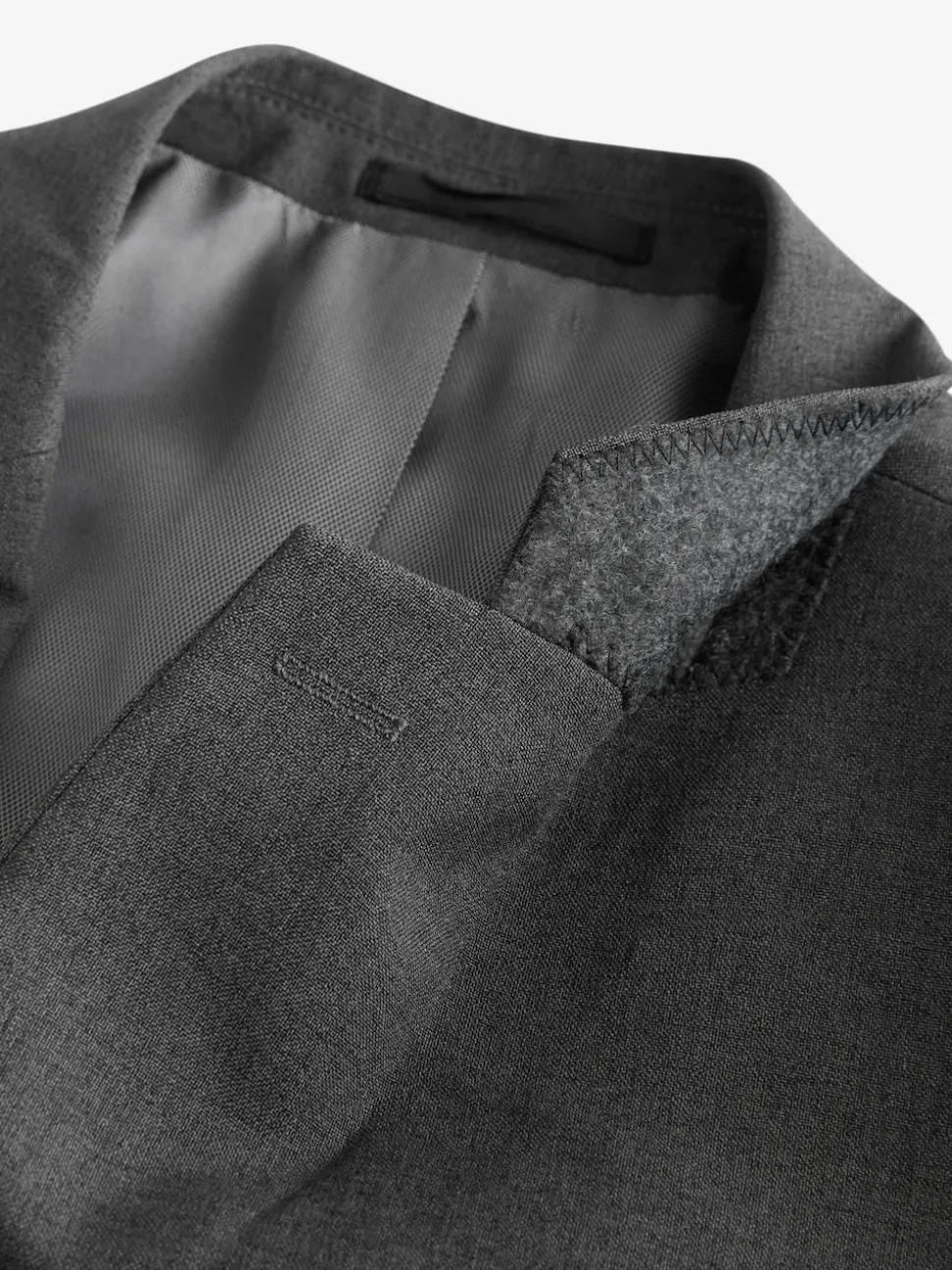 Charcoal Grey Regular Fit Essential Suit Jacket