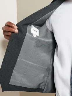 Charcoal Grey Regular Fit Essential Suit Waistcoat