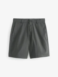 Charcoal Grey Relaxed Fit Stretch Chinos Shorts