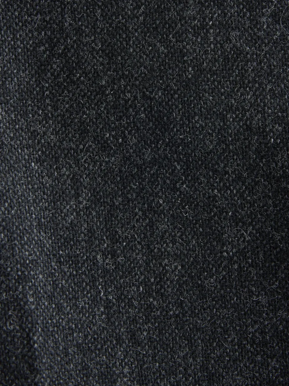 Charcoal Grey Relaxed Fit Wool Blend Suit Trousers