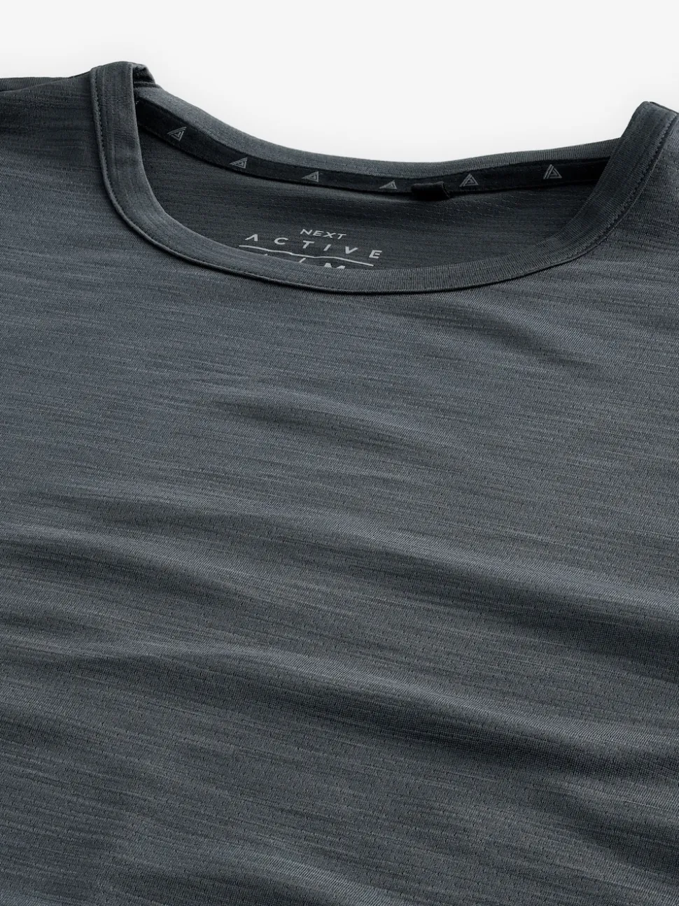 Charcoal Grey Short Sleeve Tee Active Gym Training Top