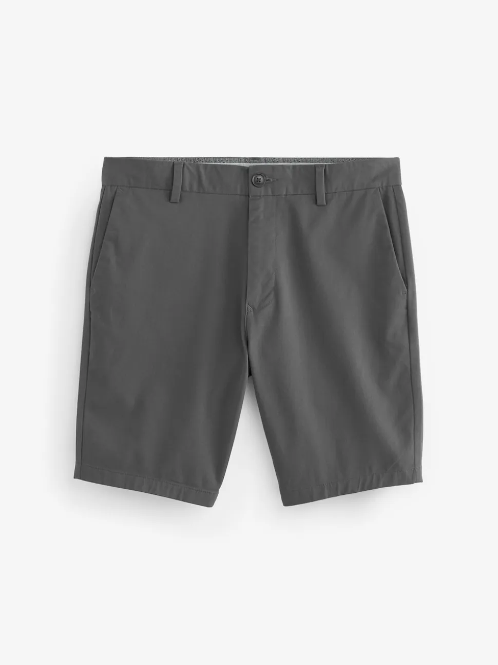 Charcoal Grey Skinny Fit Stretch Chinos Shorts