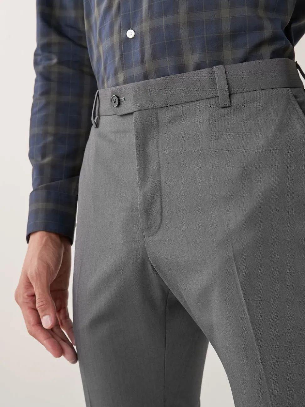 Charcoal Grey Skinny Fit Suit Trousers
